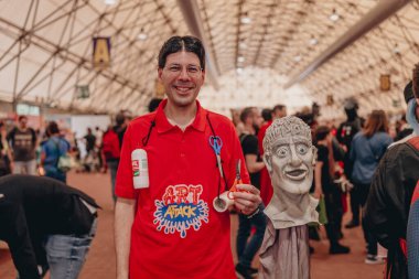 Novegro, Milano - Mayıs 2024: Çizgi roman festivali