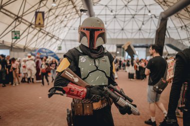 Novegro, Milano - Mayıs 2024: Çizgi roman festivali