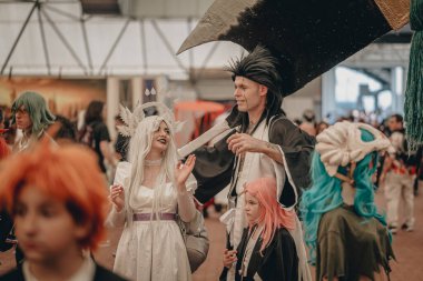 Novegro, Milano - Mayıs 2024: Çizgi roman festivali