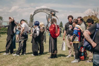 Novegro, Milano - Mayıs 2024: Çizgi roman festivali