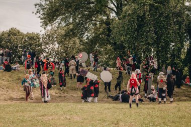 Novegro, Milano - Mayıs 2024: Çizgi roman festivali