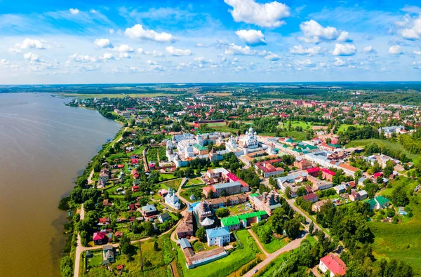 Rostov Kremlin Lake Nero Aerial Panoramic View Rostov Veliky Rostov — Stock Photo, Image