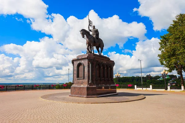 Monumento Gran Príncipe Vladimir San Fedor Ciudad Vladimir Anillo Oro —  Fotos de Stock
