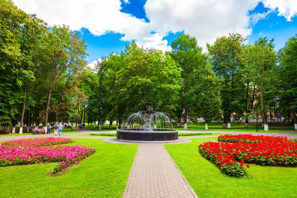 Principale Parco Pubblico Nel Centro Della Città Vladimir Anello Oro — Foto Stock