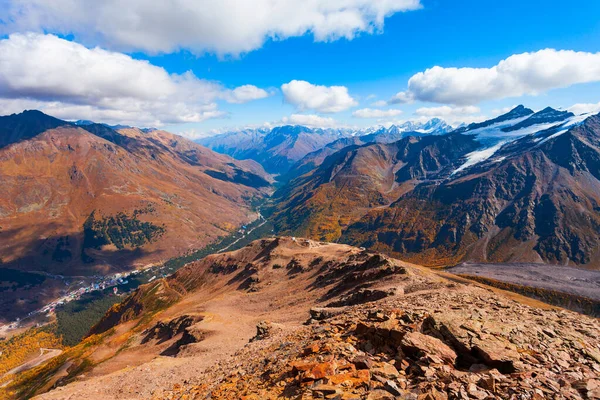 Berge Der Elbrus Region Der Höchste Berg Russlands Und Europas — Stockfoto
