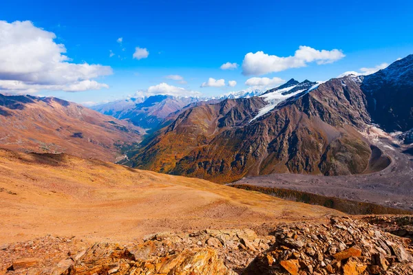 Montagnes Dans Région Mont Elbrus Haut Sommet Montagne Russie Europe — Photo