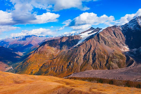 Montagnes Dans Région Mont Elbrus Haut Sommet Montagne Russie Europe — Photo