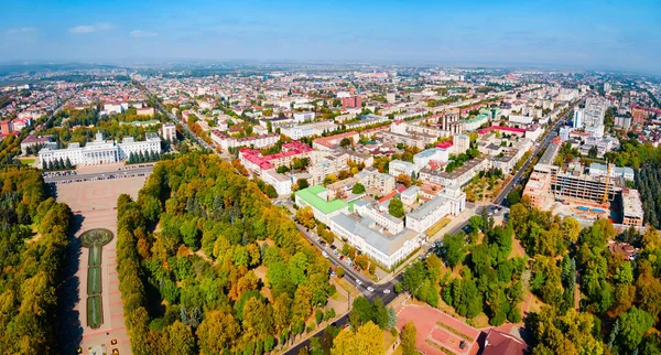 Nalchik Antenn Panoramautsikt Nalchik Huvudstad Kabardino Balkarianska Republiken Ryssland — Stockfoto