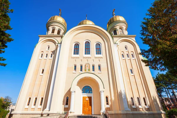 Καθεδρικός Ναός Του Αγίου Νικολάου Είναι Μια Κύρια Ορθόδοξη Εκκλησία — Φωτογραφία Αρχείου