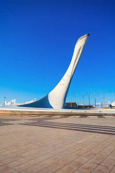 Soczi Rosja Października 2020 Puchar Olimpijskiego Płomienia Firebird Parku Olimpijskim — Zdjęcie stockowe