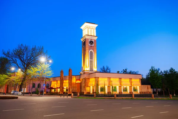 Tashkent Chimes Edificio Histórico Centro Ciudad Taskent Uzbekistán Por Noche — Foto de Stock