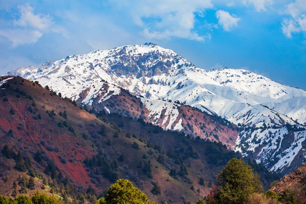 Гора Белдерсей Хребті Тянь Шань Чимган Поблизу Міста Таскен Узбекистані — стокове фото