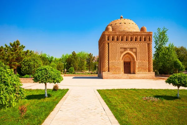 萨曼尼德陵墓建于10世纪 位于乌兹别克斯坦布哈拉市 — 图库照片