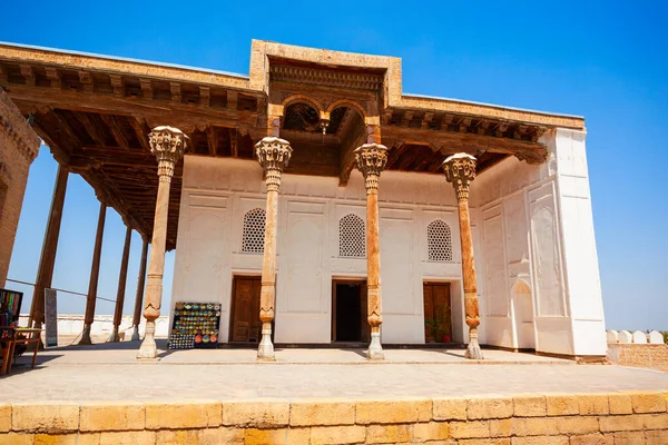 Moschea Del Venerdì Jami Masjid All Interno Dell Arca Bukhara — Foto Stock