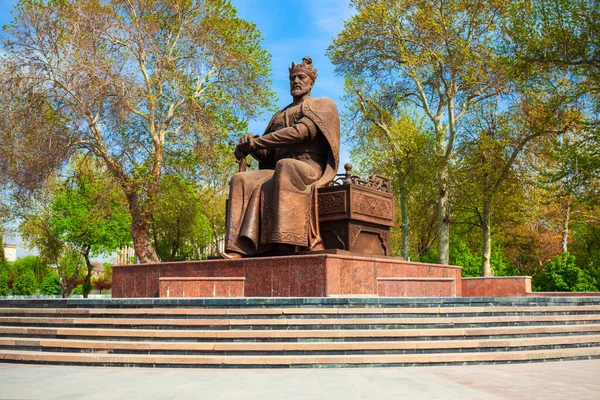 Samarkand Ουζμπεκιστάν Απριλίου 2021 Μνημείο Amir Timur Tamerlane Στην Πόλη — Φωτογραφία Αρχείου