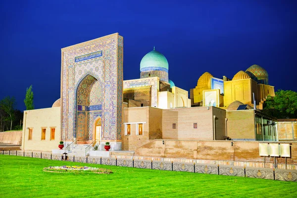 Shah Zinda Shah Zinda Een Mausoleum Samarkand Oezbekistan — Stockfoto