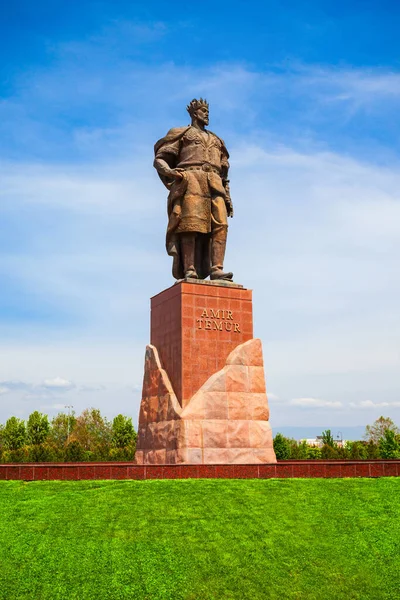 Shahrisabz Ουζμπεκιστάν Απριλίου 2021 Μνημείο Tamerlane Amir Timur Βρίσκεται Κοντά — Φωτογραφία Αρχείου