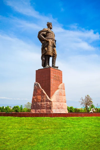 Shahrisabz Ουζμπεκιστάν Απριλίου 2021 Μνημείο Tamerlane Amir Timur Βρίσκεται Κοντά — Φωτογραφία Αρχείου