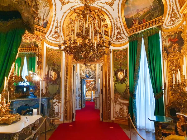 Ettal Niemcy Lipca 2021 Wnętrze Pałacu Schloss Linderhof Znajduje Się — Zdjęcie stockowe