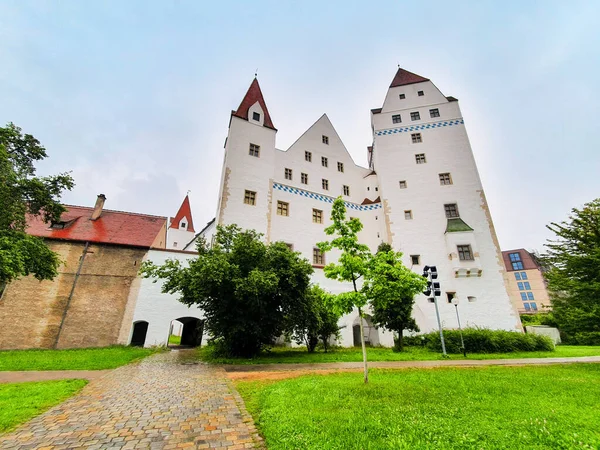 Nowy Zamek Ingolstadt Jest Jednym Najważniejszych Gotyckich Budynków Bawarii Niemcy — Zdjęcie stockowe