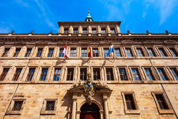 Staroměstská Radnice Nebo Altes Rathaus Norimberku Norimberk Druhým Největším Městem — Stock fotografie