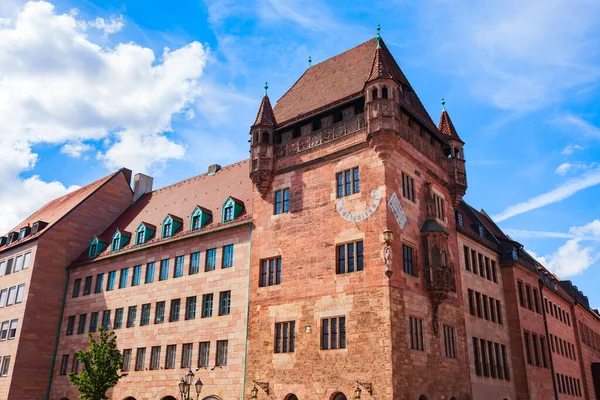 Nassauer Haus Een Middeleeuwse Toren Oude Binnenstad Van Neurenberg Neurenberg — Stockfoto