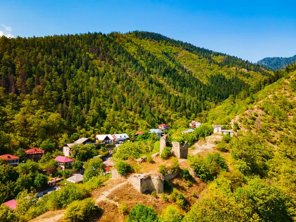 Forteresse Gogia Vue Panoramique Aérienne Borjomi Borjomi Est Une Ville — Photo