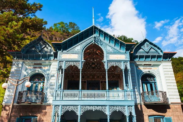 Turquoise House Borjomi Central Resort Park Borjomi Spa Town Samtskhe — Stock Photo, Image
