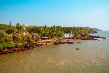Dona Paula cape is a viewpoint in Panjim city in Goa state of India clipart