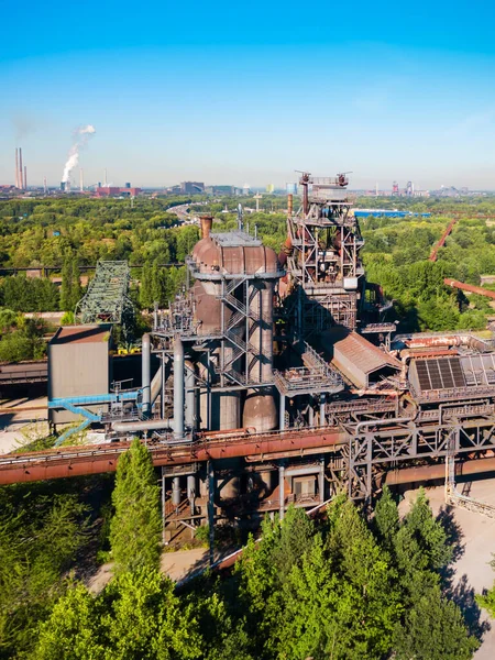 Landschaftspark Een Industriële Openbaar Park Gelegen Duisburg Duitsland — Stockfoto