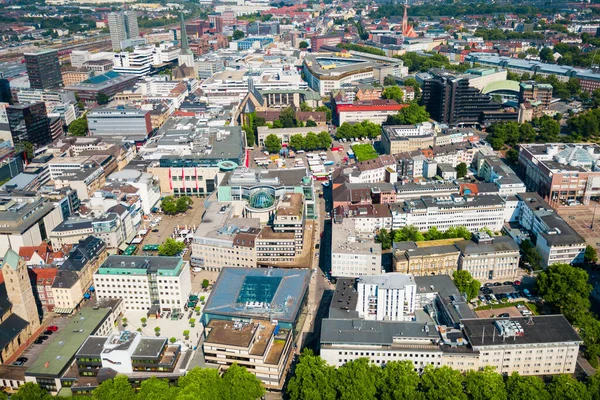 Dortmund Şehir Merkezi Almanya Havadan Panoramik Görünümü — Stok fotoğraf