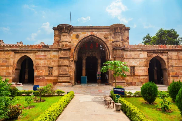 Ahmedshah Masjid Sultan Ahmed Shah Moskee Stad Ahmedabad Gujarat — Stockfoto