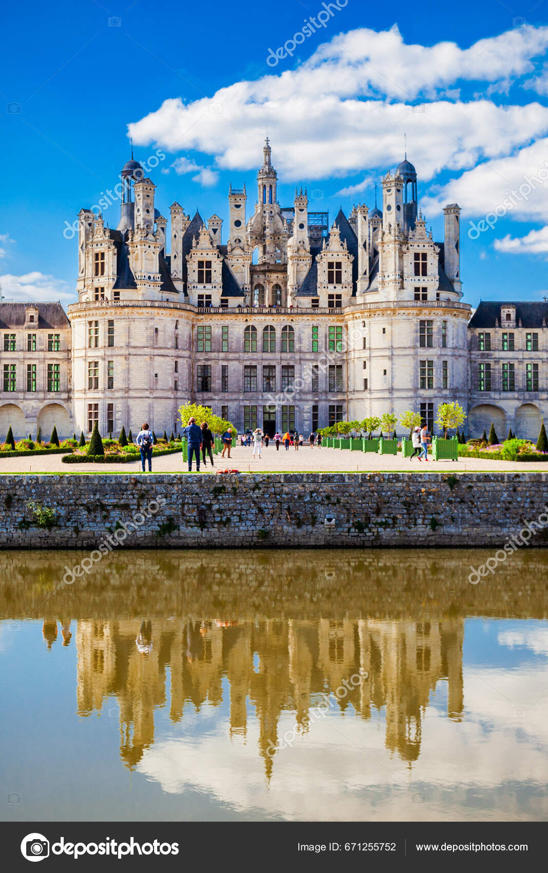 Chateau Chambord Largest Castle Loire Valley France – Stock Editorial