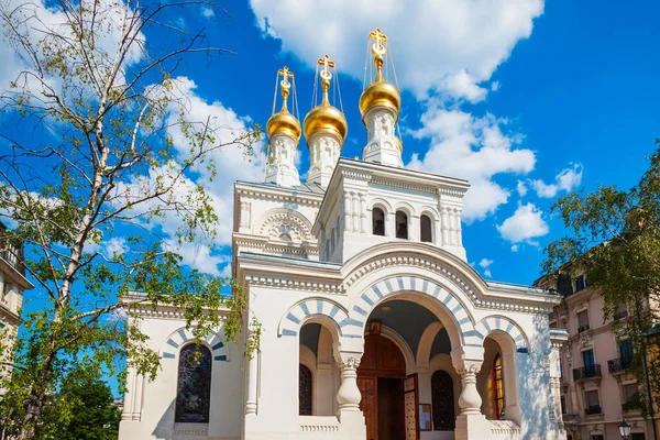 Eglise Orthodoxe Russeは スイスのジュネーブ市にあるロシア正教会です — ストック写真
