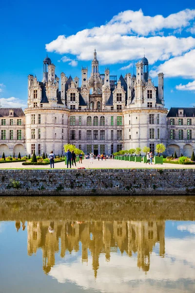 Chateau Chambord Legnagyobb Kastély Loire Völgyben Franciaországban — Stock Fotó