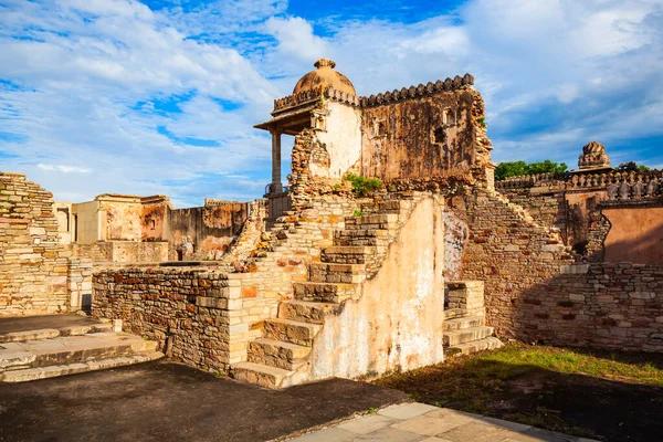 Palácio Kumbha Forte Chittor Cidade Chittorgarh Estado Indiano Rajastão — Fotografia de Stock