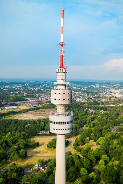 Dortmund Alemania Julio 2018 Florianturm Florian Tower Una Torre Telecomunicaciones — Foto de Stock