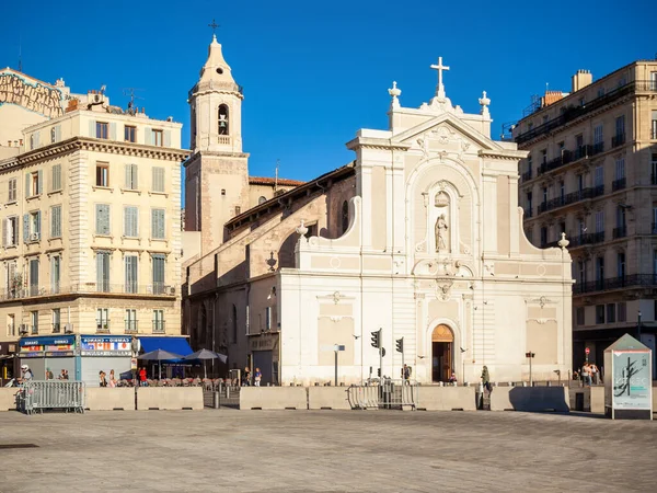Marseille Frankrike September 2018 Kyrkan Saint Ferreol Augustinians Nära Den — Stockfoto