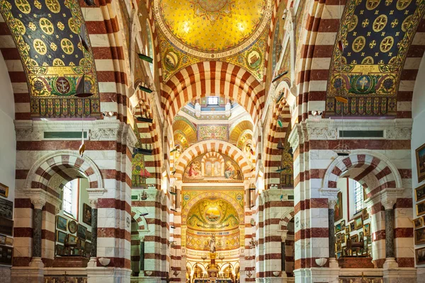 Marseille Frankrijk September 2018 Notre Dame Garde Onze Lieve Vrouw — Stockfoto