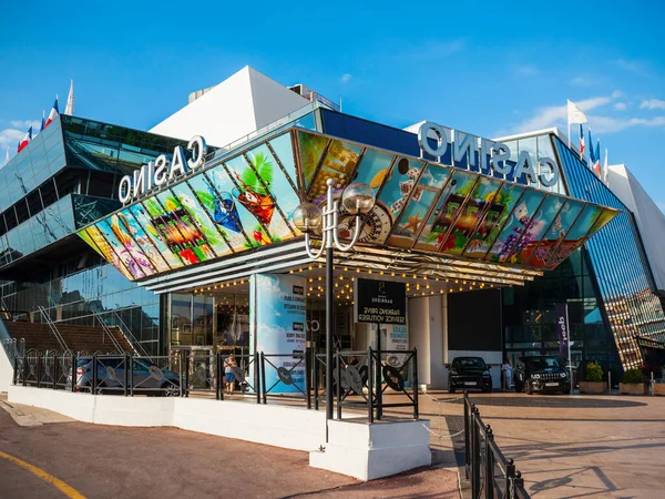 Cannes Frankreich September 2018 Casino Barriere Palais Des Festivals Des — Stockfoto