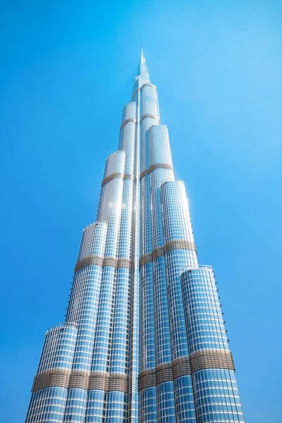 Dubai Zjednoczone Emiraty Arabskie Luty 2019 Burj Khalifa Lub Khalifa — Zdjęcie stockowe
