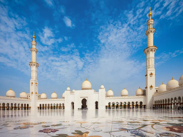 Sjeik Zayed Grand Mosque Grootste Moskee Van Verenigde Arabische Emiraten — Stockfoto