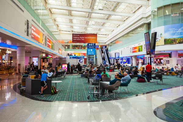 Dubai Uae March 2019 Διεθνές Αεροδρόμιο Ντουμπάι Εσωτερικό Dxb Στα — Φωτογραφία Αρχείου