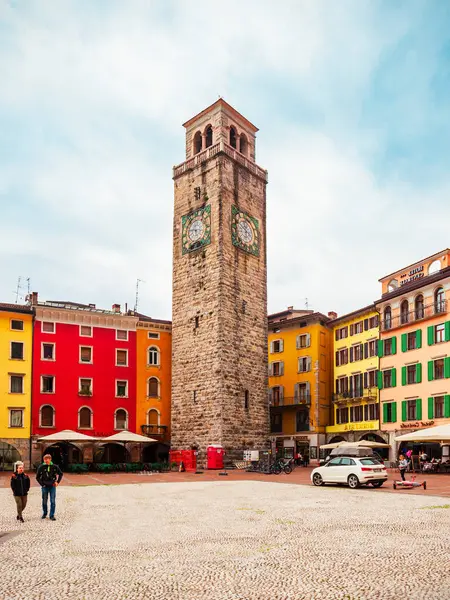 Riva Del Garda Italien April 2019 Riva Del Garda Torg — Stockfoto