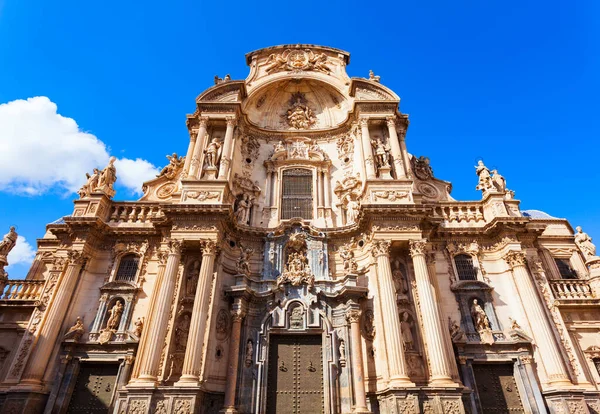 Murcia Daki Aziz Mary Katedrali Murcia Spanya Nın Güneydoğusunda Bir — Stok fotoğraf