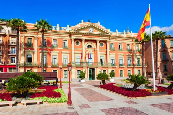 무르시아 Ayuntamiento Murcia는 스페인 남동부에 위치한 도시입니다 — 스톡 사진