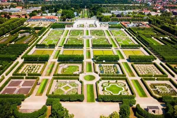 Herrenhausens Trädgårdar Herrenhausens Palace Ligger Hannover Tyskland — Stockfoto
