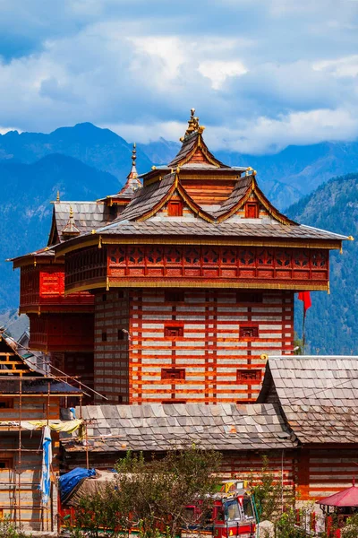 Tempio Bhimakali Tempio Shri Bhima Kali Tempio Indù Sarahan Himachal — Foto Stock