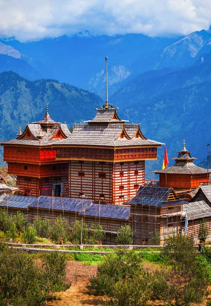 Tempio Bhimakali Tempio Shri Bhima Kali Tempio Indù Sarahan Himachal — Foto Stock