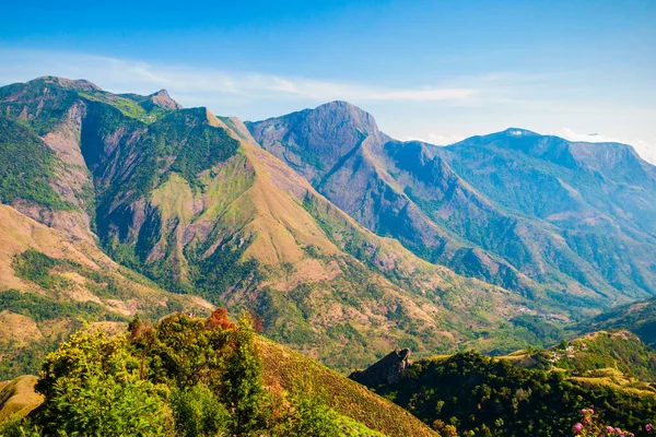 Western Ghats Mountain Range Traverse States Kerala Tamil Nadu Maharashtra — Stock Photo, Image